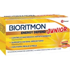 Bioritmon Energy Defend Junior 10 Flaconcini - Integratore Difese Immunitarie
