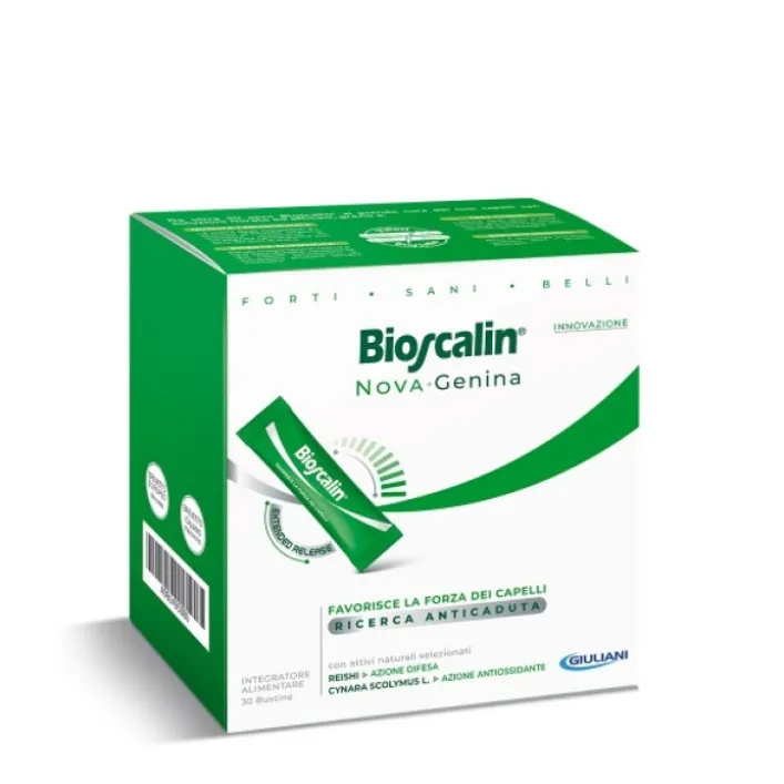 Bioscalin Nova Genina 30 bustine - Integratore Anticaduta Capelli