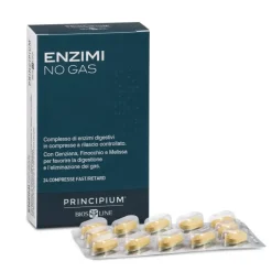 Bios Line Principium Enzimi No Gas 24 Compresse - Integratore Alimentare