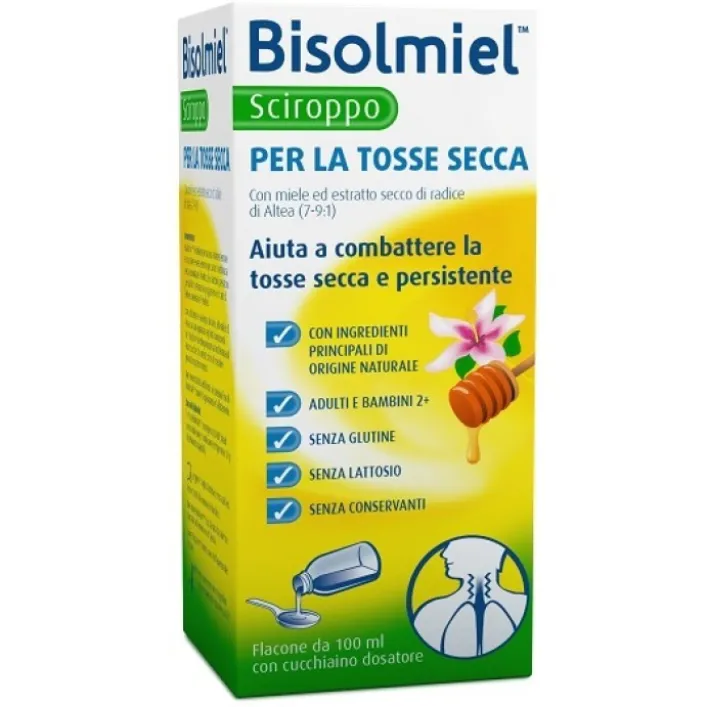 Bisolmiel Sciroppo Naturale Tosse Secca 100 ml