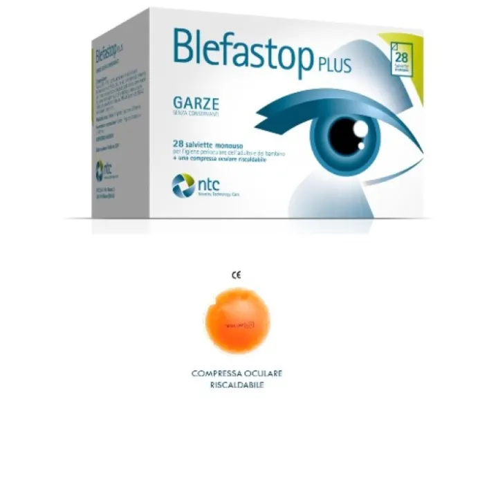 Blefastop Plus Garze Oculari 28 pezzi