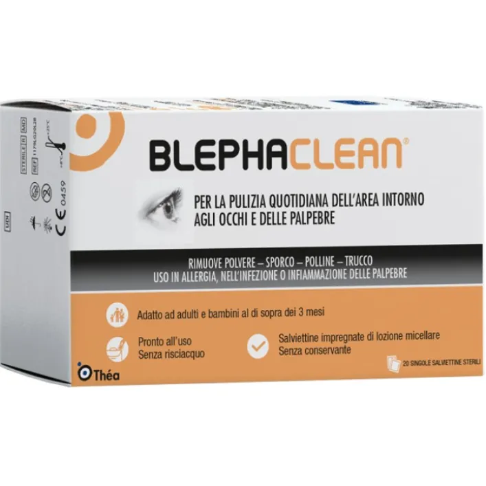 Blephaclean Garze Sterili Oculari 20 pezzi
