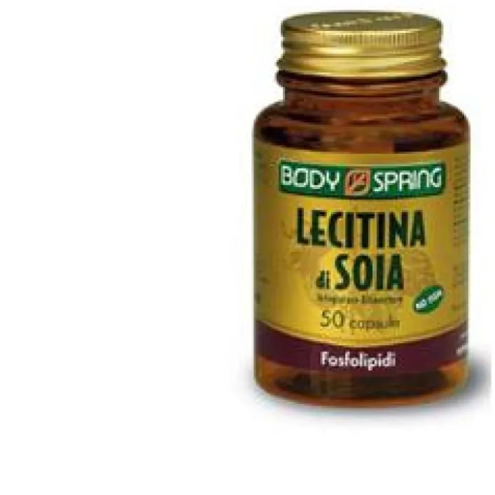 Body Spring Lecitina di Soia 100 Capsule - Integratore Alimentare