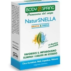 Body Spring NaturSnella Brucia e Drena 14 Buste - Integratore Alimentare
