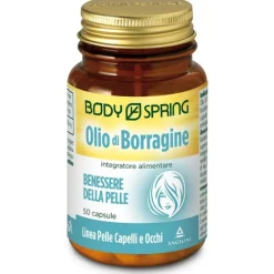 Body Spring Olio di Borragine 50 Capsule - Integratore Alimentare