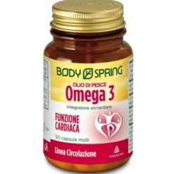 Body Spring Olio di Pesce Omega 3 50 Capsule - Integratore Alimentare