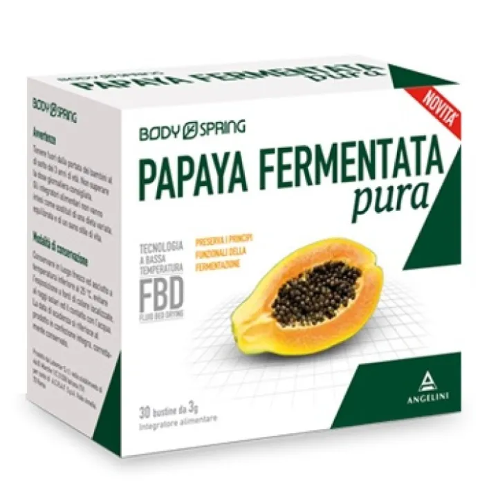 Body Spring Papaya Fermentata 30 Buste - Integratore Difese Immunitarie