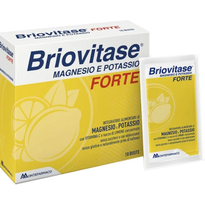 Briovitase Forte 10 Bustine - Integratore di Magnesio e Potassio
