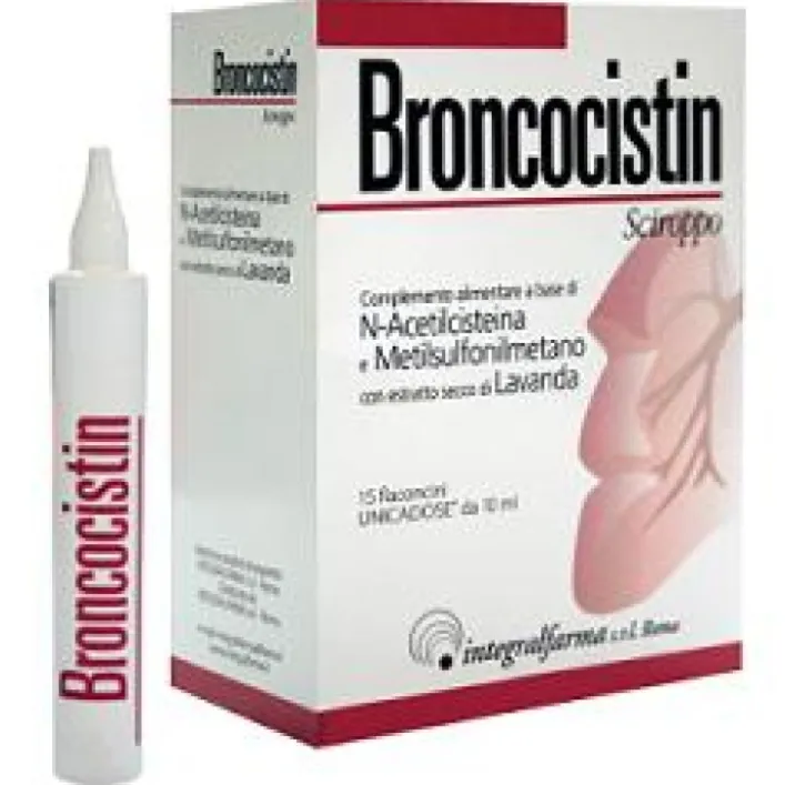 Broncocistin 15 Flaconcini 10 ml - Integratore Alimentare