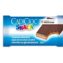 Cadicioc Snack Biscotto e Cioccolato al Latte 23 grammi