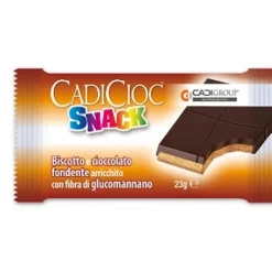 Cadicioc Snack Biscotto e Cioccolato Fondente 23 grammi