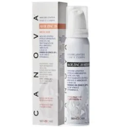 Canova Aloe Zinc 20 Mousse Lenitiva Viso e Corpo 100 ml