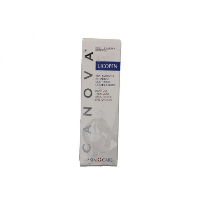 Canova Licopen Crema Trattamento Contorno Occhi e Labbra Antiage 15 ml