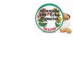 Caramelle alle Erbe Digestive Giuliani Senza Zuccheri Scatola 60 grammi