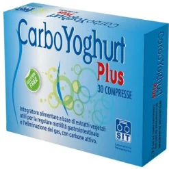 CarboYogurt Active 30 Compresse - Integratore contro Gas Intestinale