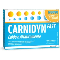 Carnidyn Fast 12 Bustine - Integratore Stanchezza e Reintegro Idrosalino