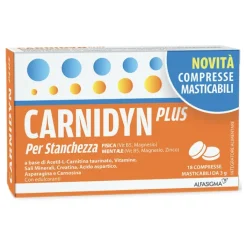 Carnidyn Plus 18 Compresse Masticabili - Integratore Alimentare