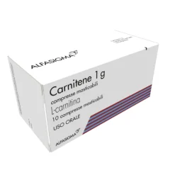 Carnitene 1 g L-Carnitina 10 Compresse Masticabili