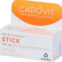 Carovit Stick Solare SPF50+ Protezione Molto Alta 4 ml