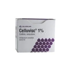 Celluvisc Collirio 10 mg/ml 30 Flaconcini - Farmaco da Banco per Secchezza Oculare