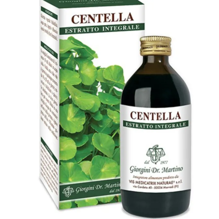 Centella Estratto Integrale 200 ml Dr. Giorgini - Integratore Anticellulite