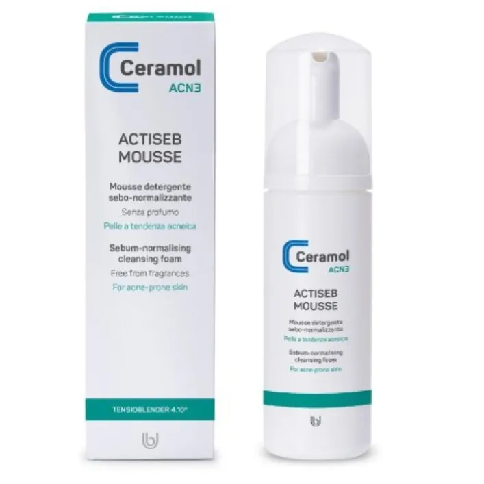 Ceramol Actiseb Mousse Detergente Sebonormalizzante 150 ml