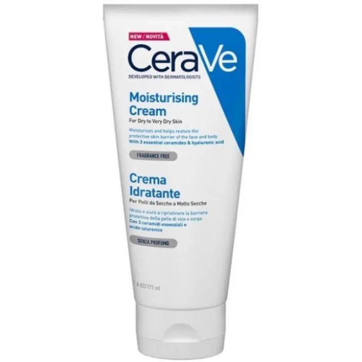 CeraVe Crema Idratante Viso e Corpo Pelle Secca a Molto Secca 177 ml