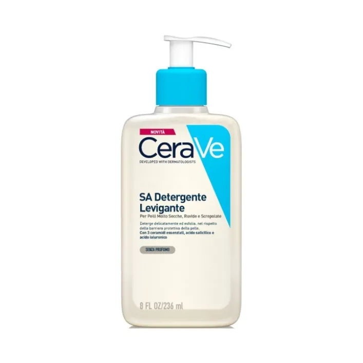 CeraVe SA Detergente Levigante Corpo Pelle Secca a Molto Secca 236 ml