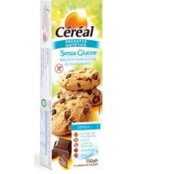 Cereal Biscotti con Gocce di Cioccolato Senza Glutine 150 grammi