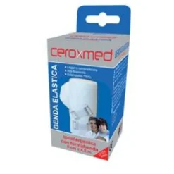 Ceroxmed Benda Elastica con Fermabenda cm 6 x 4,5 m