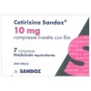 Cetirizina Sandoz 10 mg Antistaminico 7 Compresse