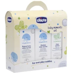 Chicco Baby Set Moments Bagnoschiuma Shampoo Pasta