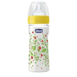 Chicco Biberon Benessere con Tettarella in Silicone Unisex 250 ml + 2m