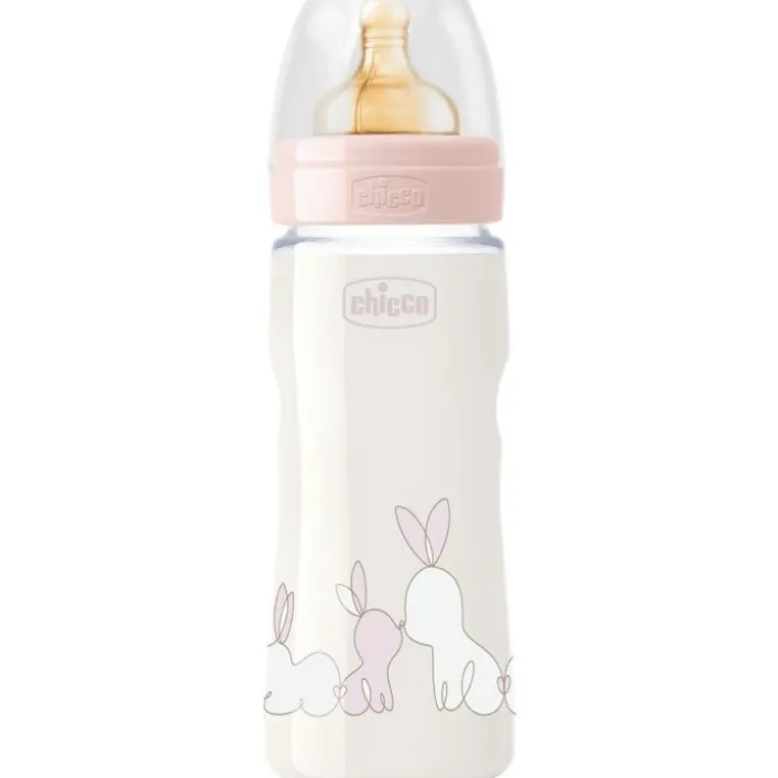 Chicco Biberon Original Touch con Tettarella in Caucciu' 330 ml Girl