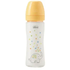Chicco Biberon Perfect Glass Unisex Silicone 240 ml
