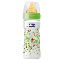 Chicco Biberon Well Being Poliprorene Unisex Caucciu' 250 ml + 2m