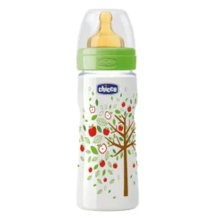 Chicco Biberon Well Being Poliprorene Unisex Caucciu' 330 ml + 4m