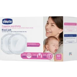 Chicco Coppette Assorbilatte Antibatteriche 60 Dischetti