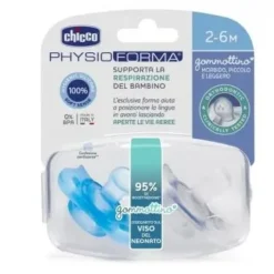 Chicco Gommottino Physioforma Bambino in Silicone 2-6m 2 Pezzi