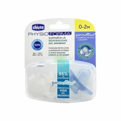 Chicco Gommottino Physioforma Bambino in Silicone 0-2m 2 Pezzi