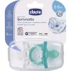 Chicco Gommotto Physio Bimbo in Silicone 0 - 6 mesi 2 Pezzi