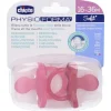 Chicco Gommotto Silicone Rosa 16-36 mesi 2 pezzi