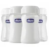 Chicco Natural Feeling Contenitori Latte con Coperchio in Silicone