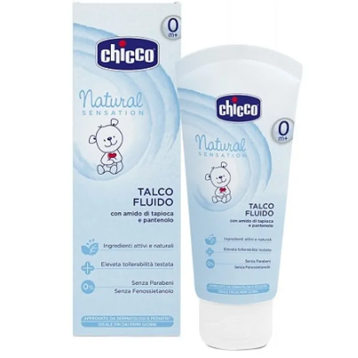 Chicco Natural Sensation Talco Fluido Protettivo 100 ml
