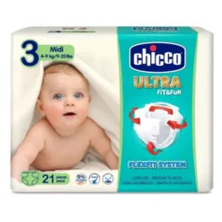Chicco Pannolini Ultra Midi 4 - 9 kg 21 pezzi
