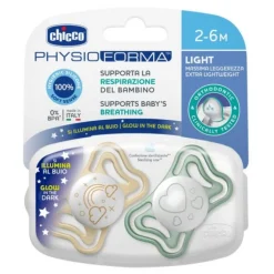 Chicco PhysioForma Light Luminoso 2-6 Mesi 2 Pezzi