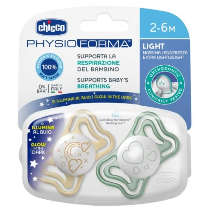 Chicco PhysioForma Light Luminoso 2-6 Mesi 2 Pezzi