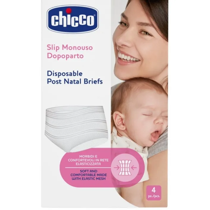 Chicco Slip Rete Monouso Post Parto Taglia Unica 4 pezzi