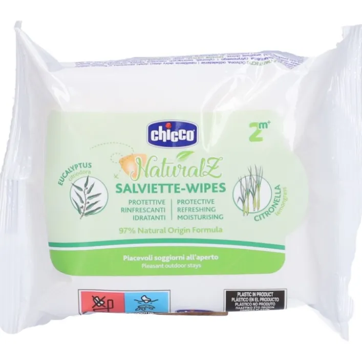Chicco Zanza Salviette Natural 20 pezzi