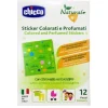 Chicco Zanza Sticker Antizanzara colorati e profumati 12 pezzi